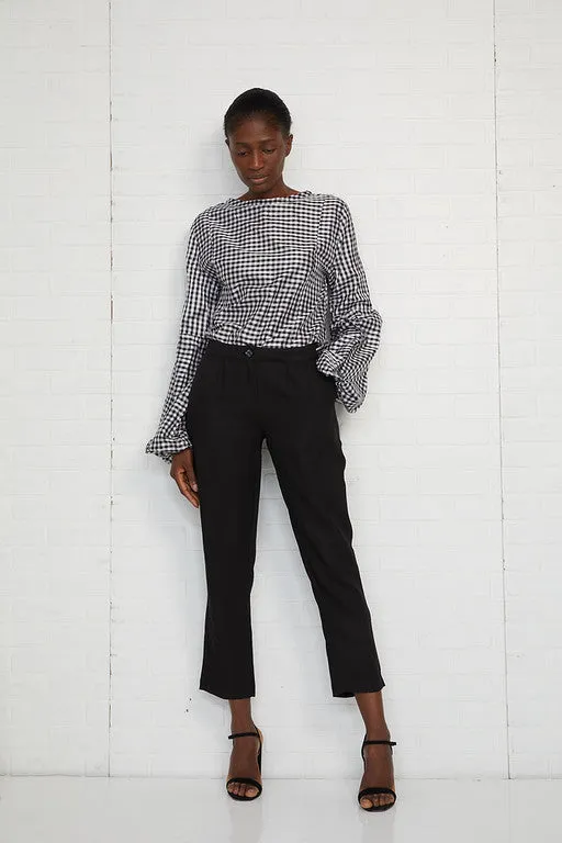 choko's black Linen pants