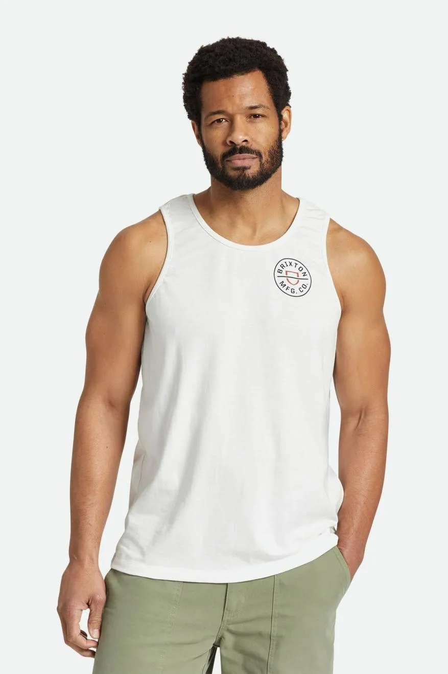 Crest Tank Top - Off White