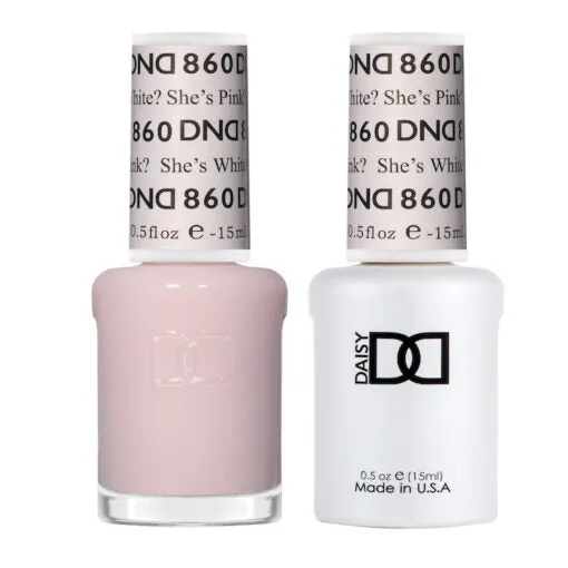 DND - Gel & Lacquer - She's White? She's Pink? - #860