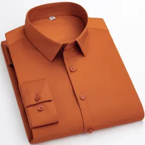 Elasticity Soft Solid Shirt