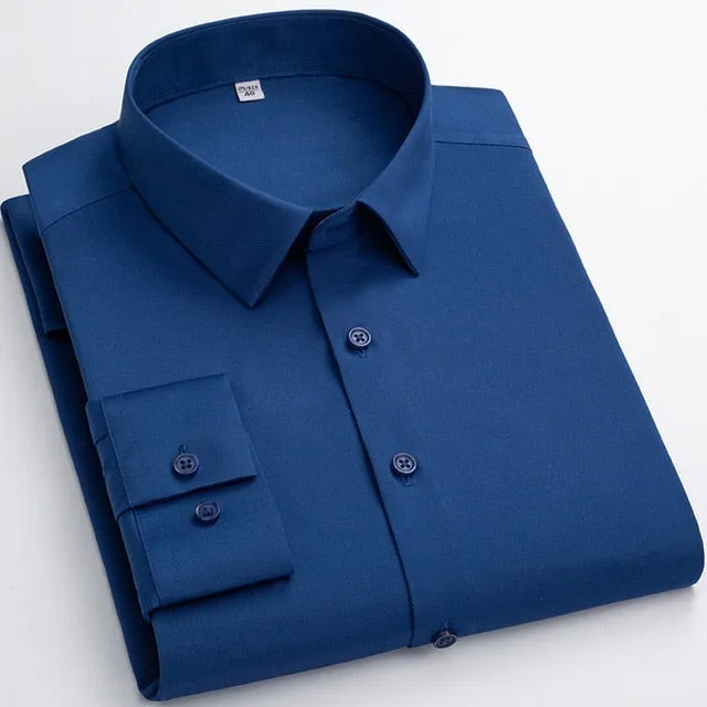 Elasticity Soft Solid Shirt