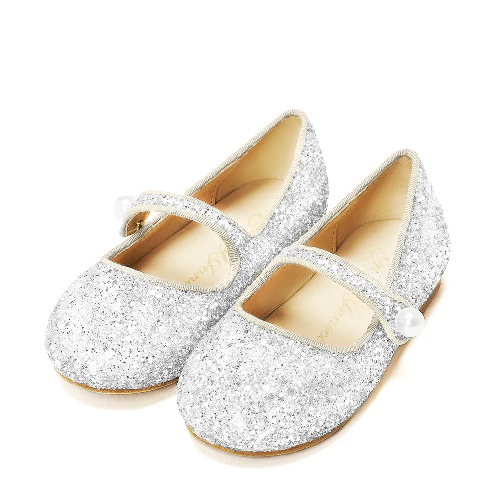 Elin Glitter White