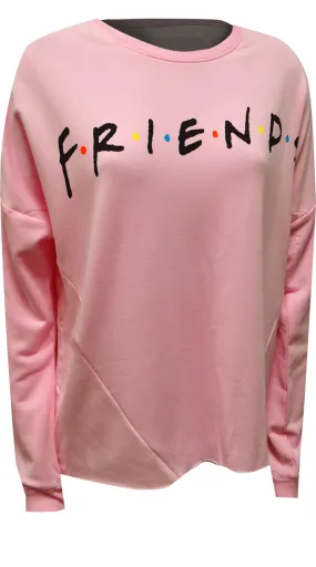 Friends the TV Series Super Soft Pink Sweatshirt