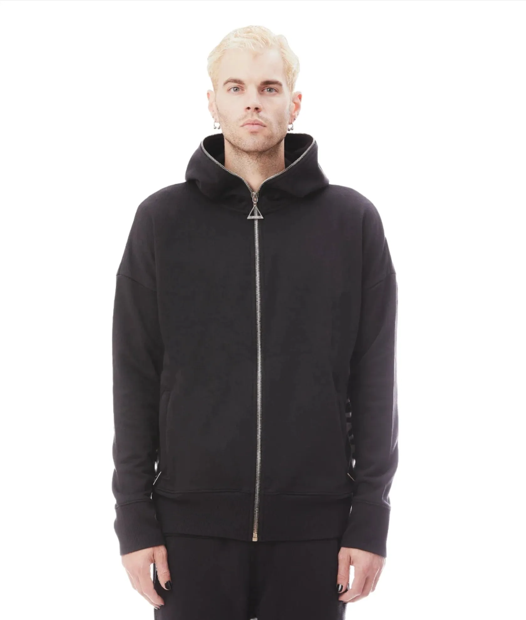 Hvman - Full Zip Hoodie - Relaxed Cotton Stylish