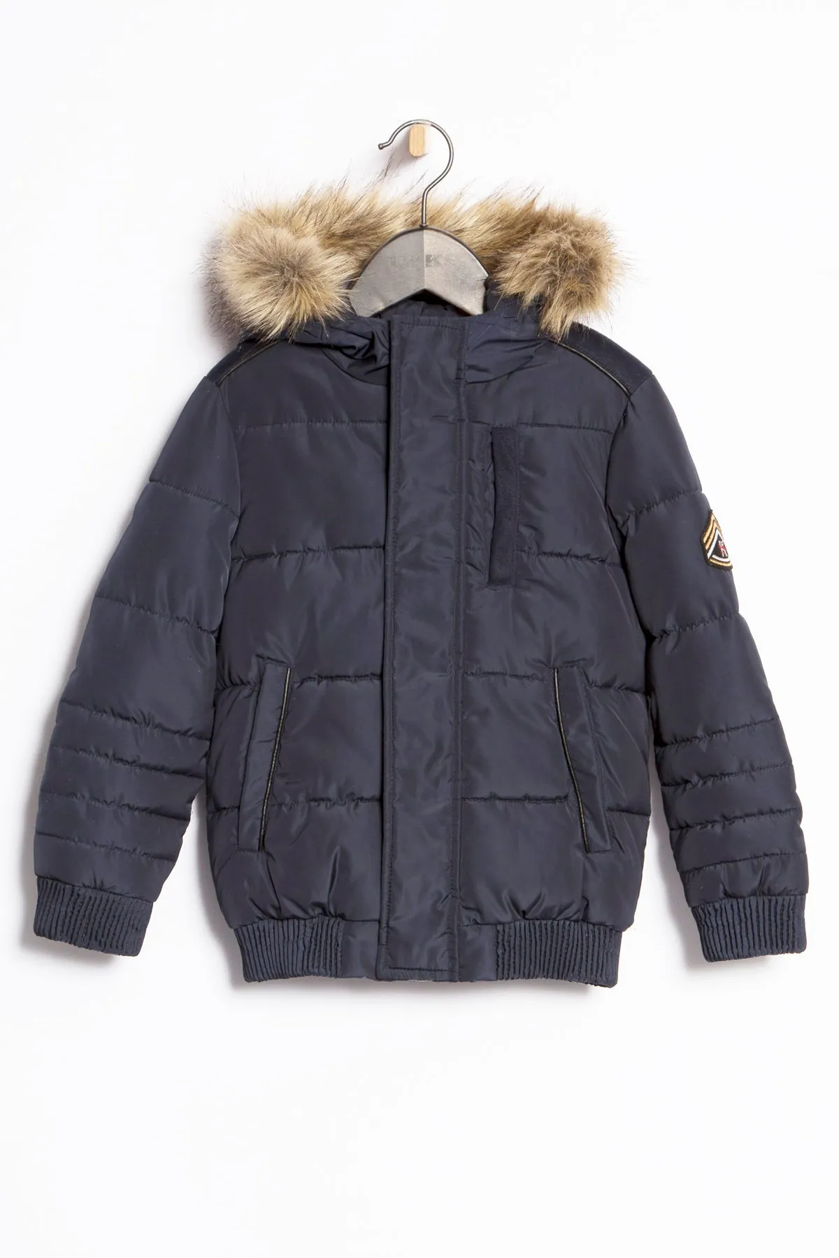 IKKS Navy Puffy Boys Jacket (Size 14 left)