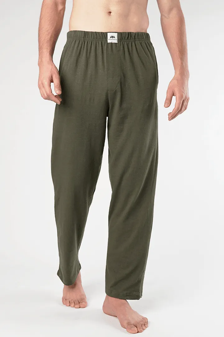 Jersey Pajama Pants - Olive Green