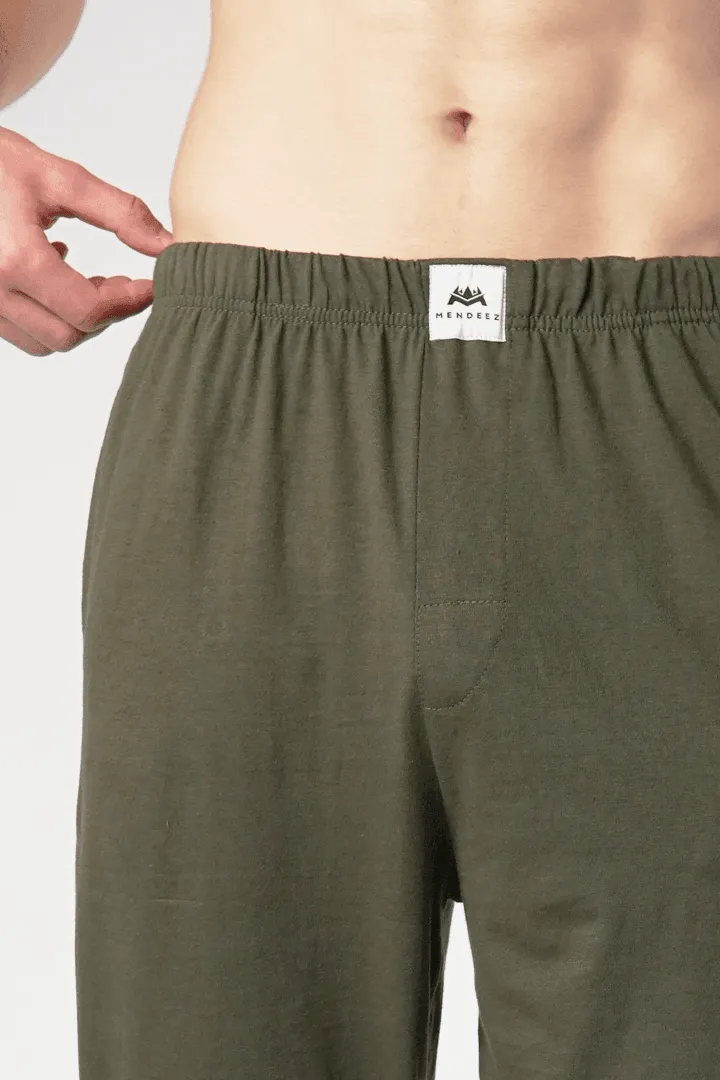 Jersey Pajama Pants - Olive Green