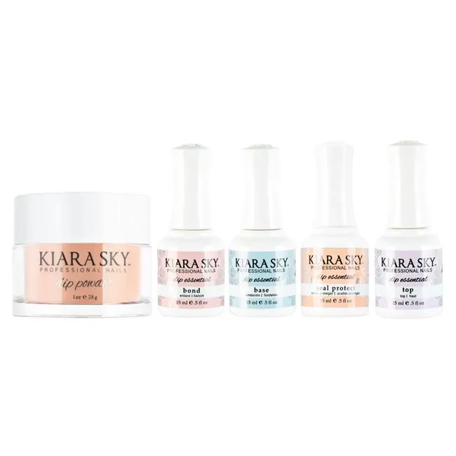 Kiara Sky Dip Powder Combo - Essentials Set & Creme D' Nude