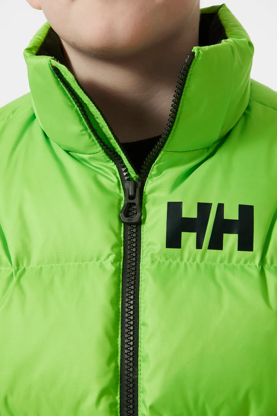 Kids Jacket Ski Helly Hansen Isfjord Down Parakeet Green