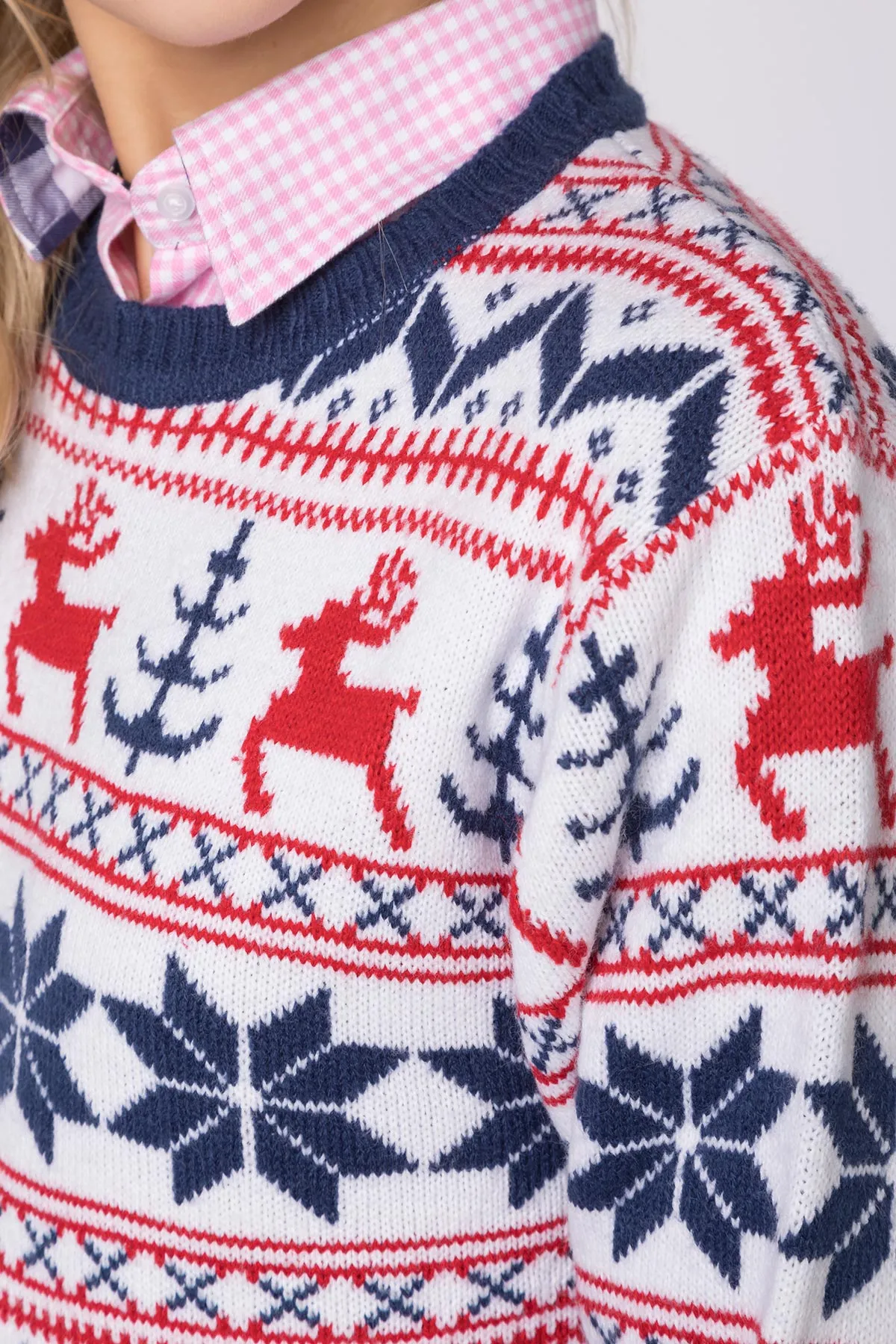 Ladies Relaxed Fit Christmas Jumper