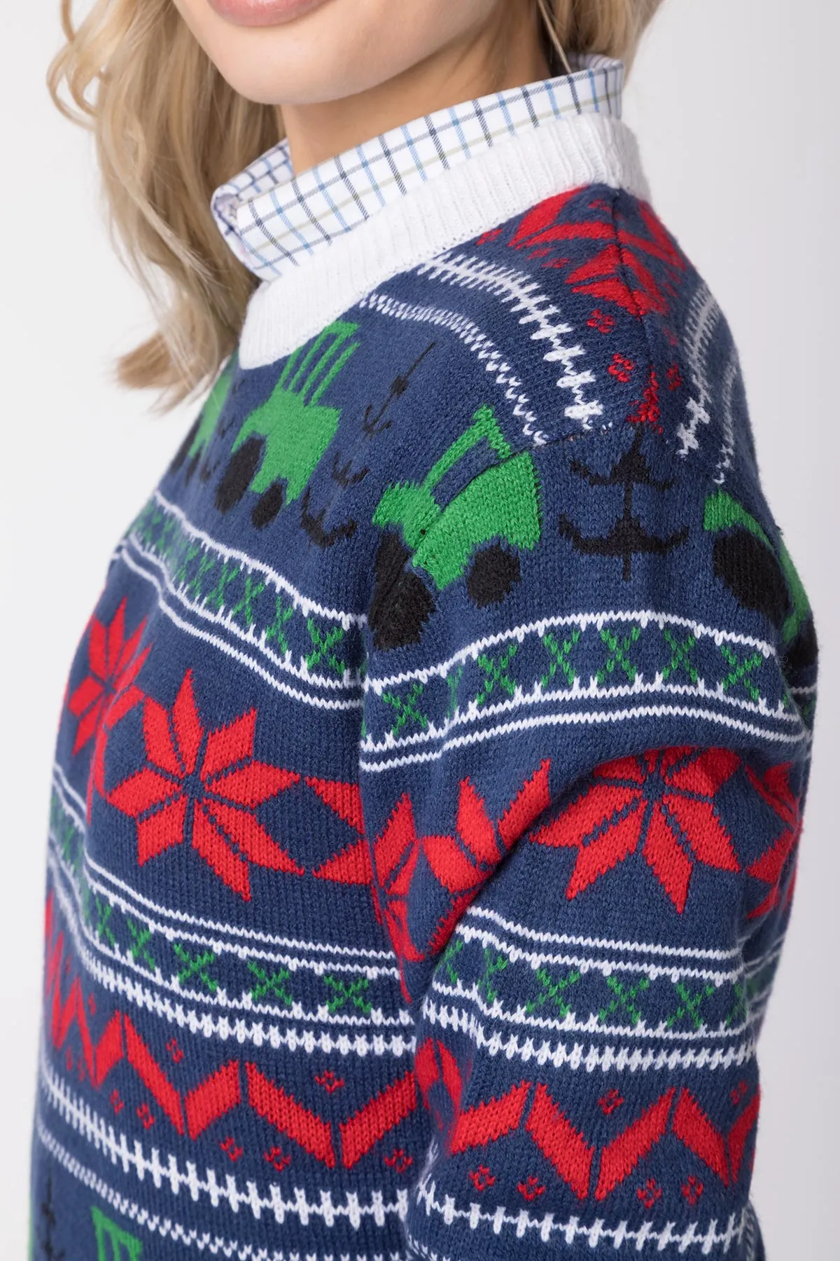 Ladies Relaxed Fit Christmas Jumper