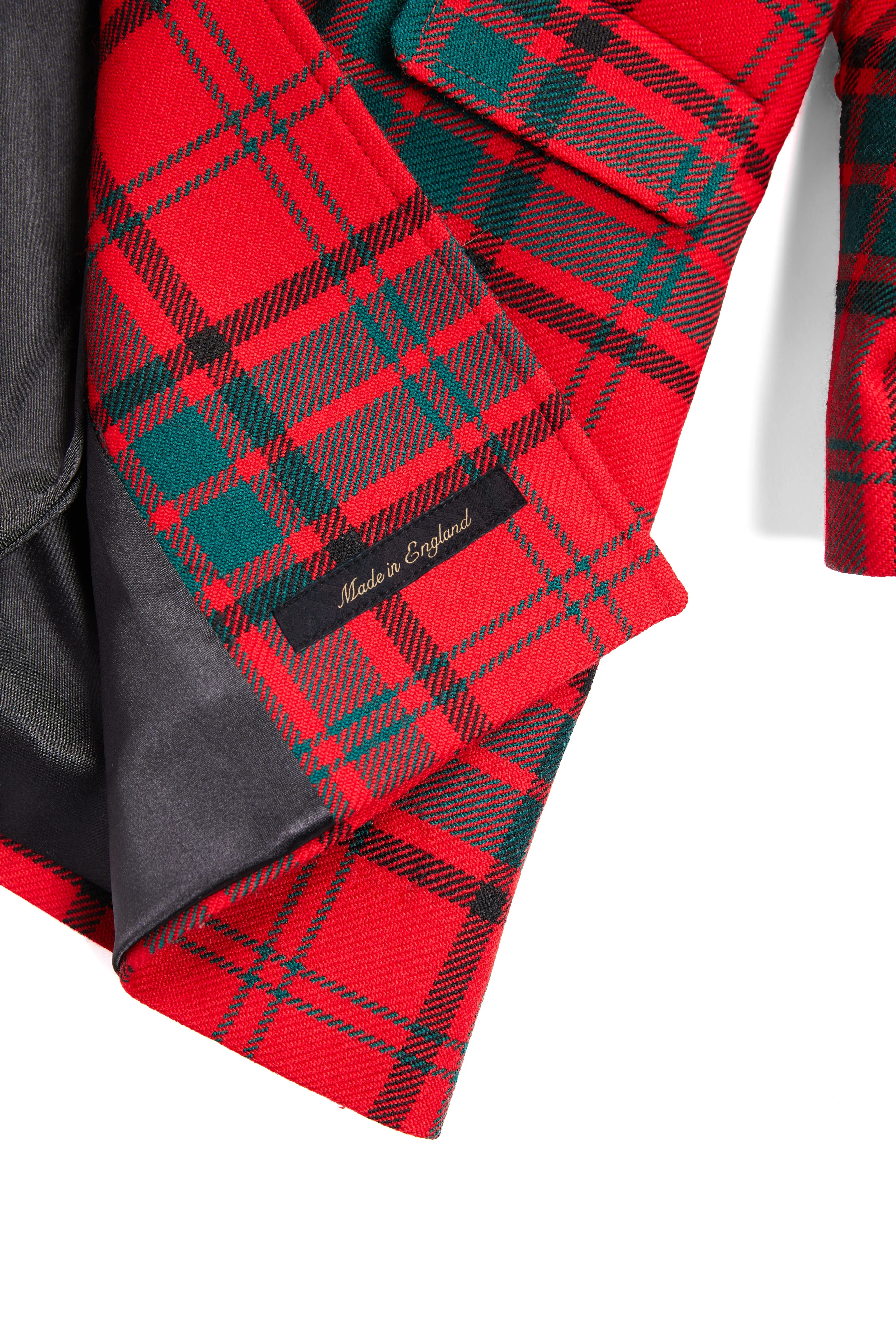 Little Town Coat (Red Tartan)