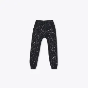 MELANGE BLACK JOGGER PANTS