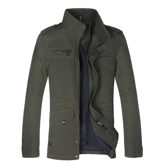 Men Jacket Long Section Fashion Trench Coat