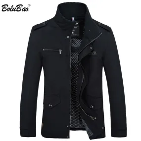 Men Jacket Long Section Fashion Trench Coat