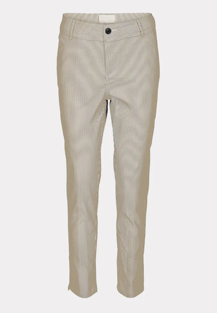 MSCarma Striped 7/8 Pant - Nomad Sand Stripe