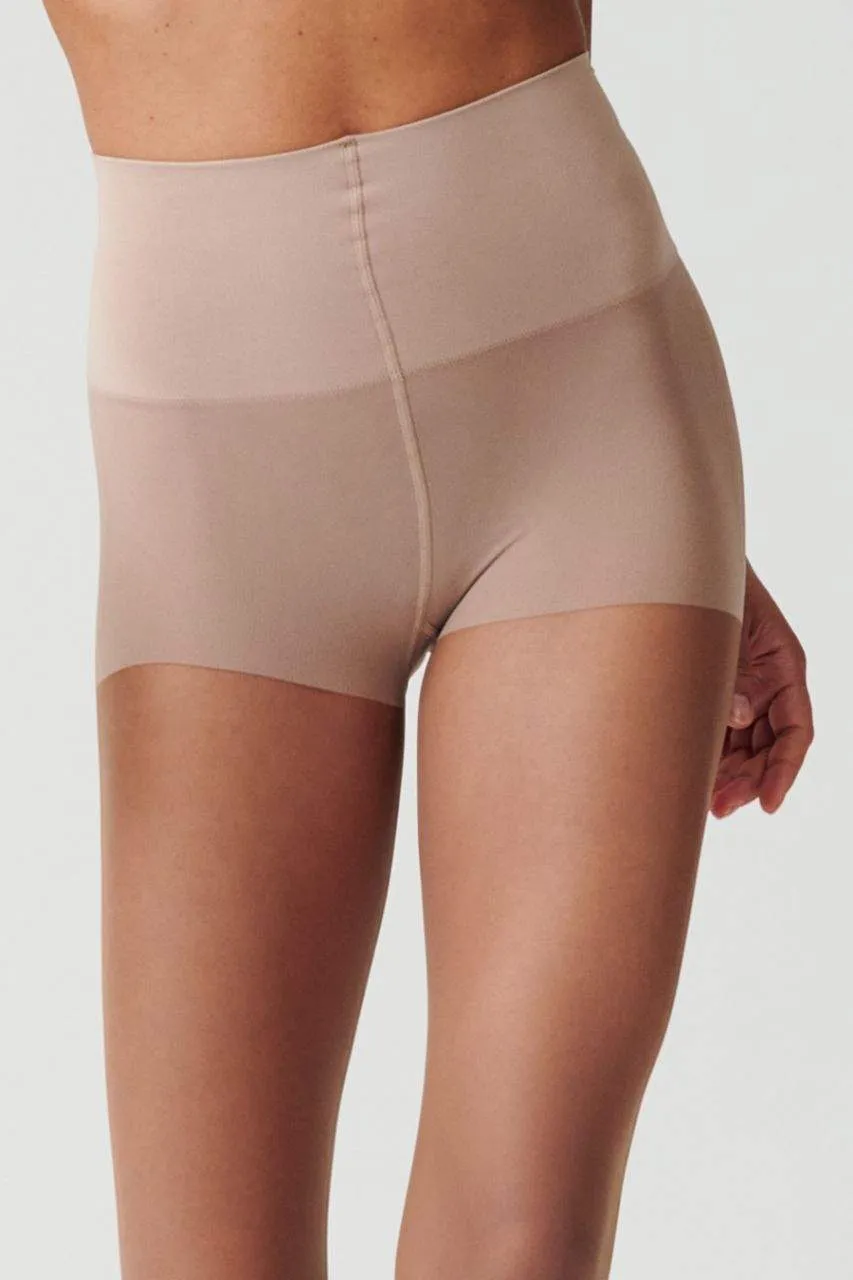 Shaping Control Top Compression Tights | Nude Vivid