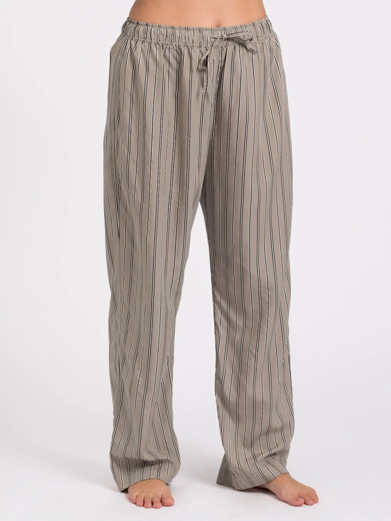 Sleep pajama pants - dust mint stripe