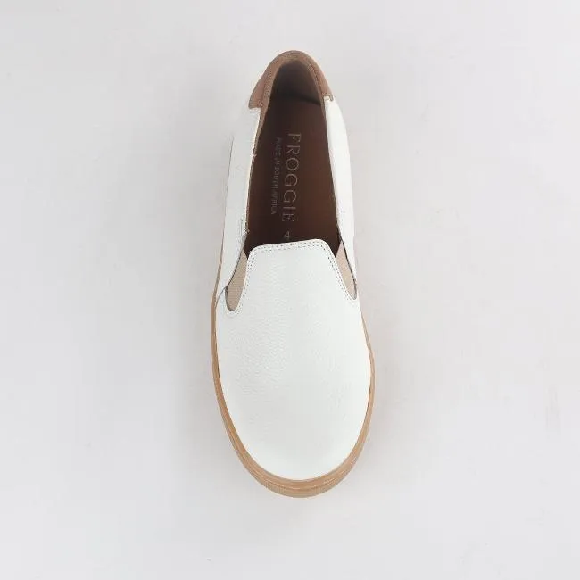 Slip-on Sneaker with Removable Footbed in White Multi - 12750