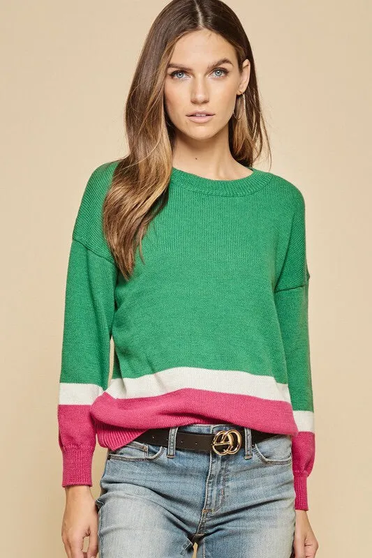 The Abigail Jewel Tone Sweater