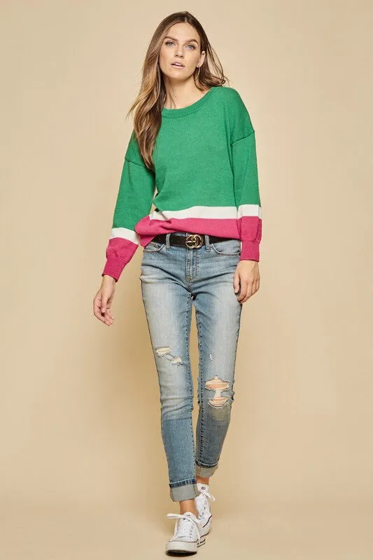 The Abigail Jewel Tone Sweater